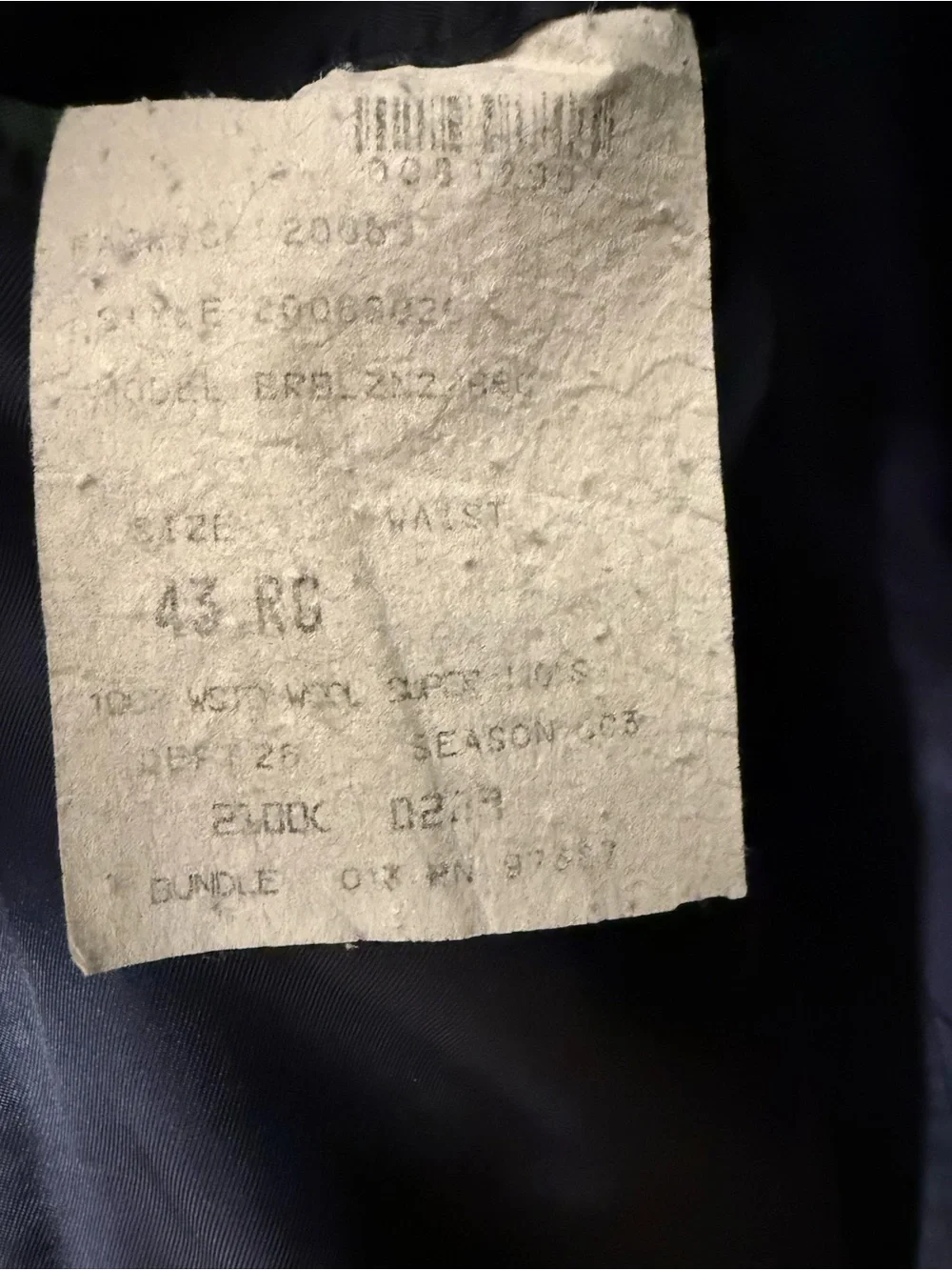 Brooks Brothers Black Two-Button Sport Coat 100% Wool